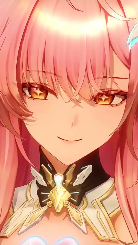 Rosa Haare Anime Mädchen Live Hintergrundbild
