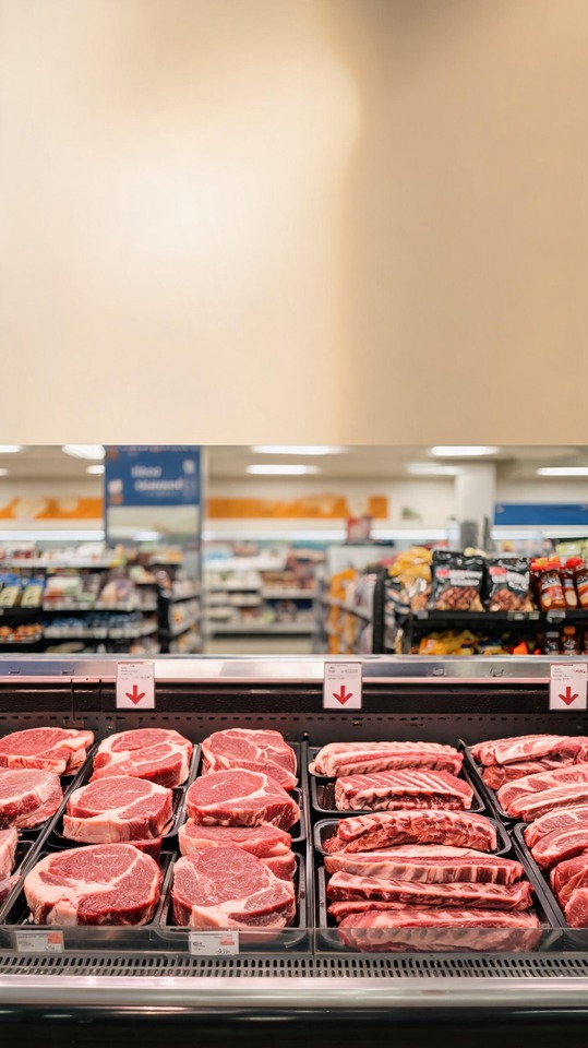 Walmart Grocery Price Cuts Fleisch-Abteilung - 4K Wallpaper