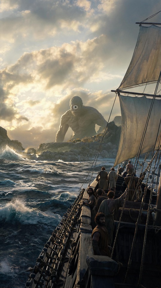 The Odyssey Cyclops Cinematic - 4K Wallpaper