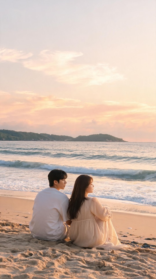 Doctor Sum Boy Romantic Beach - 4K Wallpaper