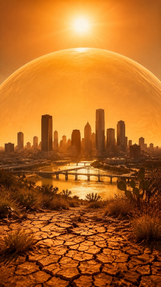 What is a Heat Dome - Realistic Extreme Weather 4K Wallpaper