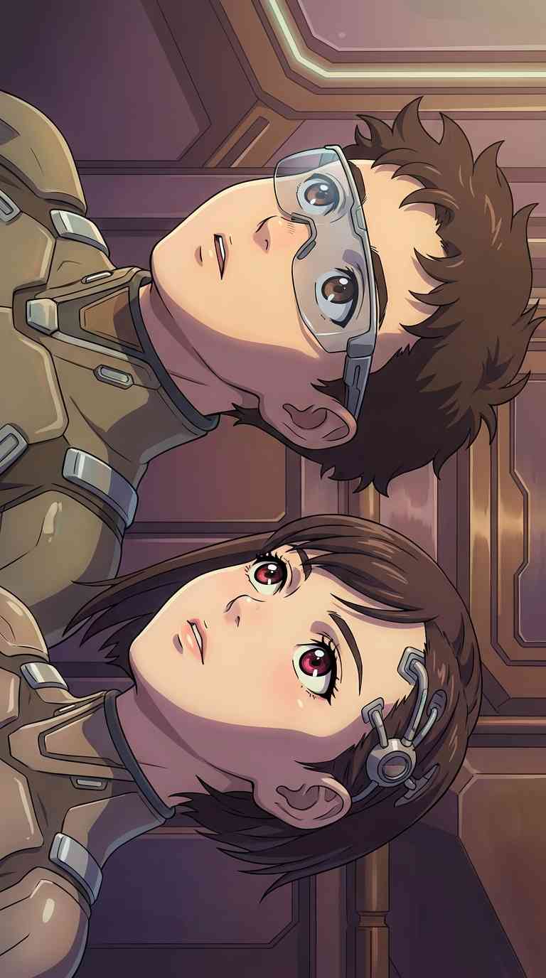 Futuristische Anime Piloten - 4K Hintergründe