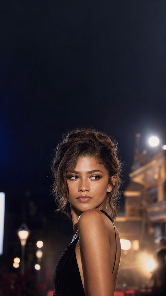 Zendaya Cinematic Realism - 4K Phone Background