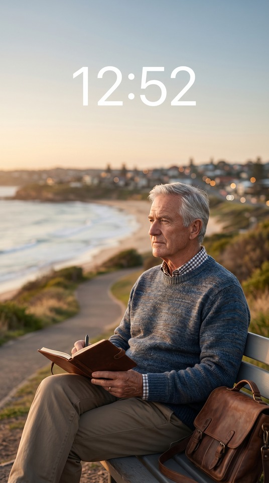 Retirement Coastal Peace - 4K Mobile Background