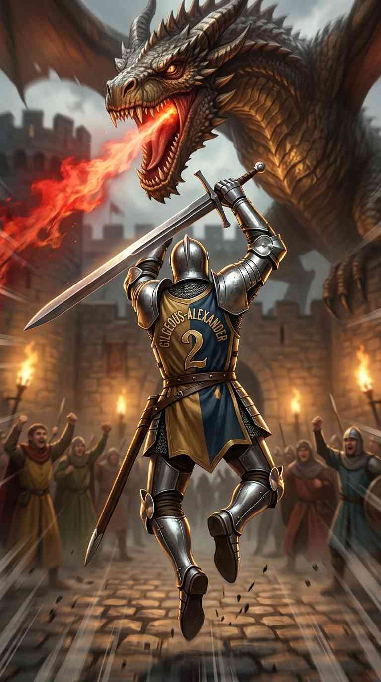SGA Caballero y Dragón - Fondos para Celular 4K