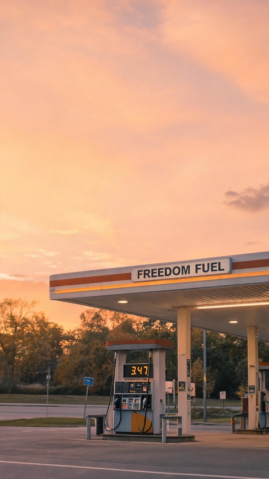 Freedom Fuel Gas Station Maps - 4K Wallpaper