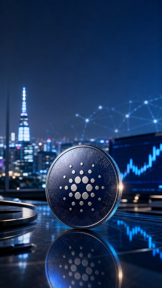 Cardano ADA Crypto-monnaie - Fond d'écran 4K