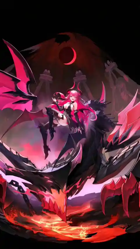 Succube Anime Dragon - Arrière-plan Dynamique