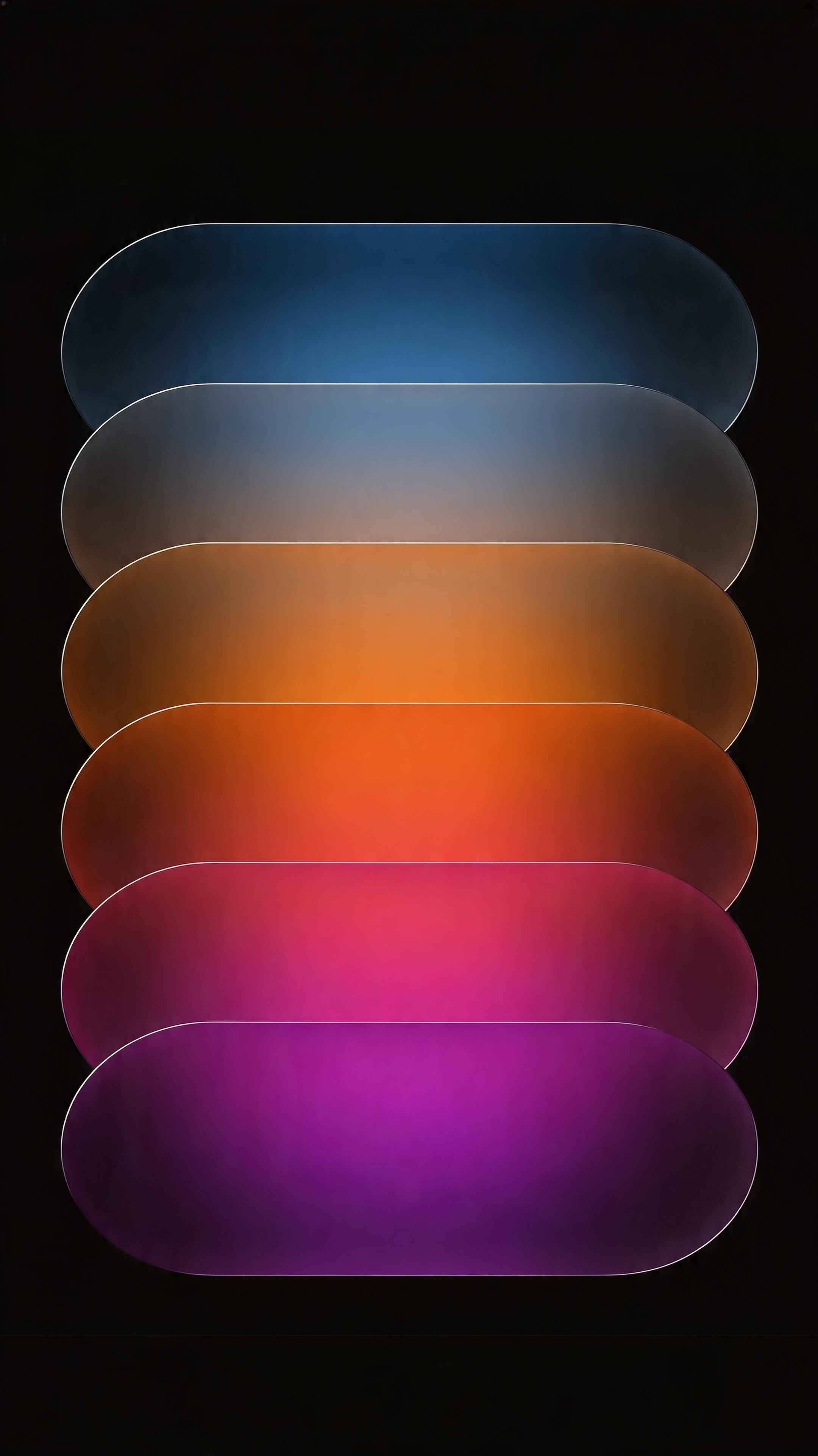Colorful Glass Layering - 4K Mobile Background