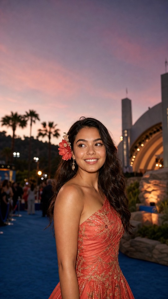 Auli'i Cravalho Moana Premiere - 4K Wallpapers
