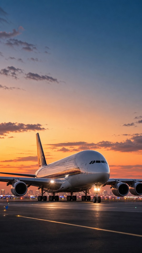 新加坡航空 空中巴士 A380 - 4K 手機背景