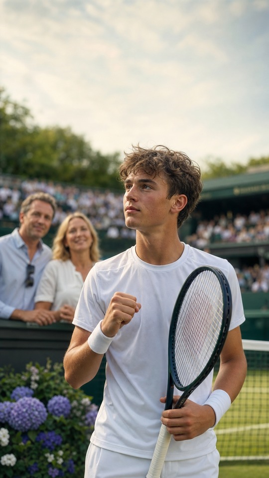 Arthur Fery Eltern & Tennis Triumph - 4K Hintergrundbild