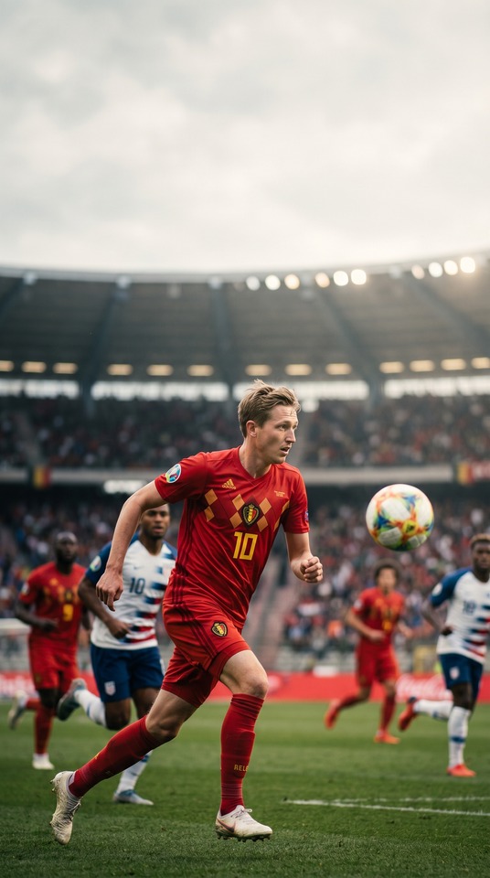 Hans Vanaken Action Shot - 4K Football Wallpaper