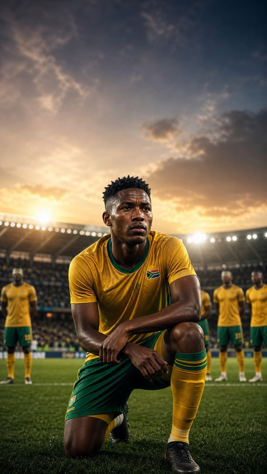 South Africa National Football Team - 4K Sports Wallpaper