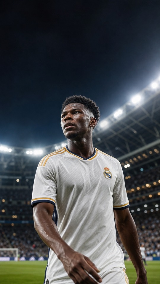 Tchouameni Real Madrid - Cinematic 4K Wallpaper