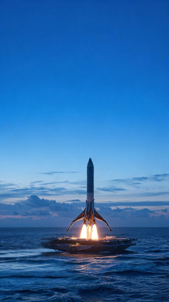 Rocket Launch and Landing - 4K Space Wallpapers