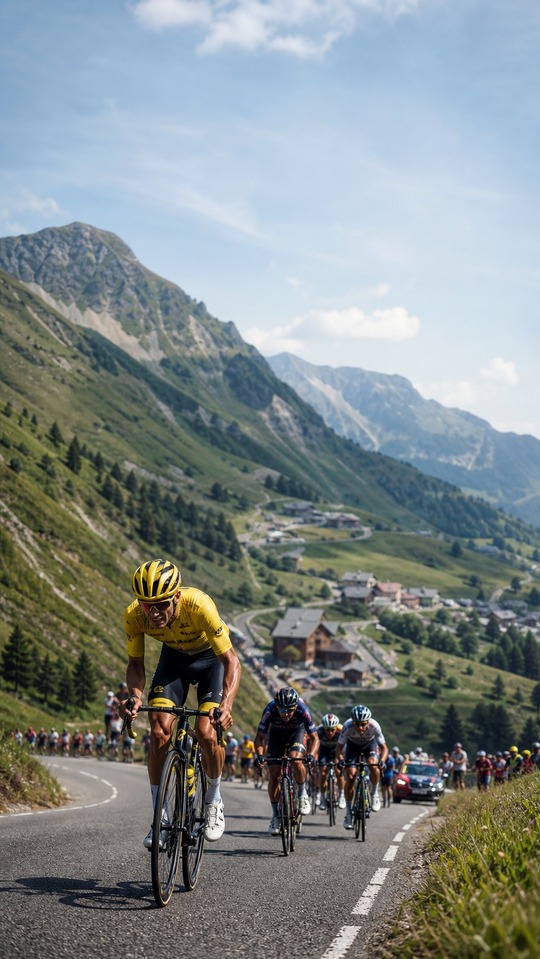 Tour de Francia Hoy - Epic Mountain Stage 4K Wallpaper
