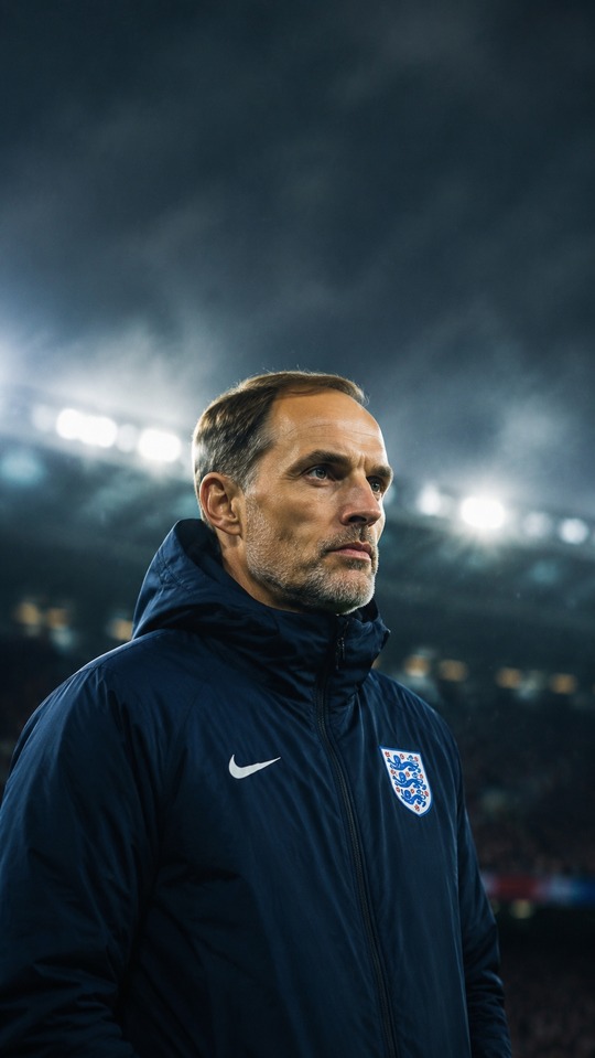 Thomas Tuchel England - Realistisches 4K Wallpaper