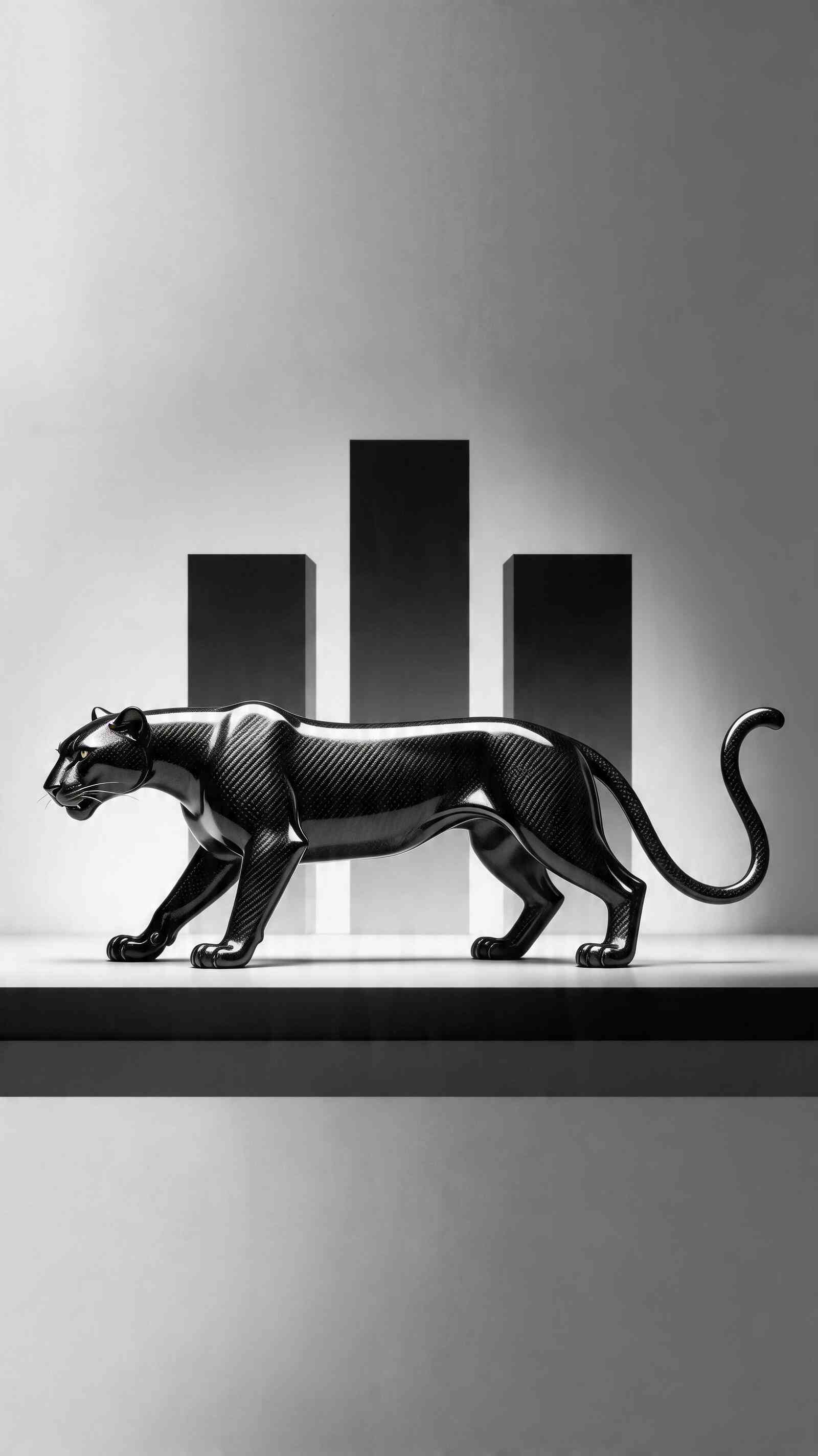 Carbon Fiber Black Panther Wallpaper