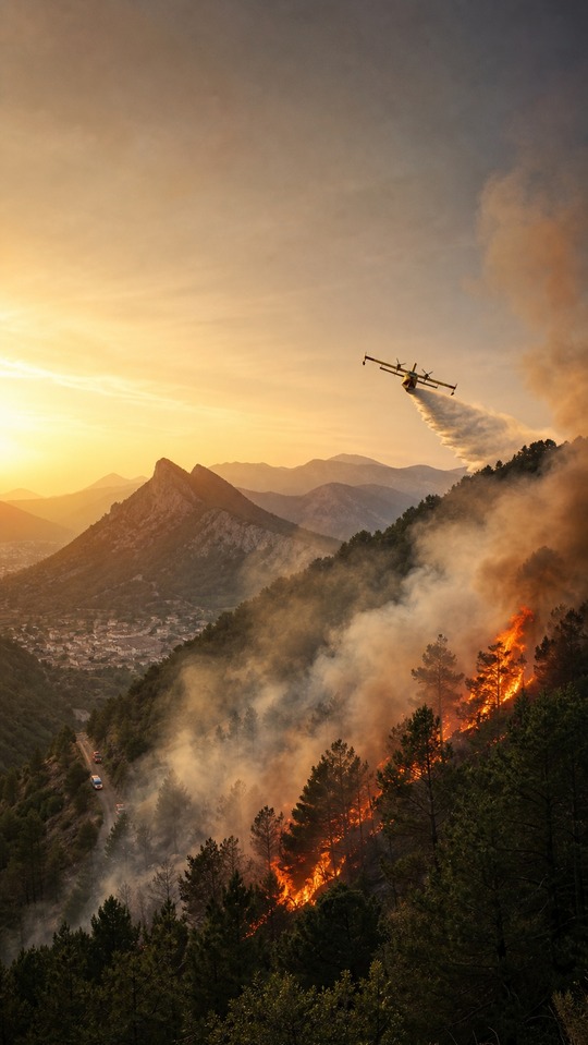 Feu Die Forest Fire - 4K Wallpaper