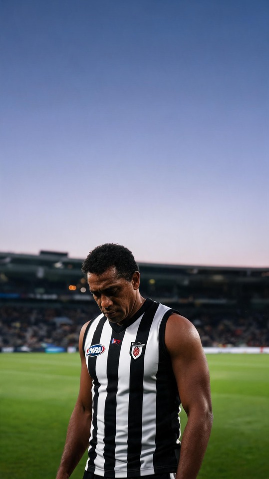 Nicky Winmar Collingwood - 4K Sports Wallpaper