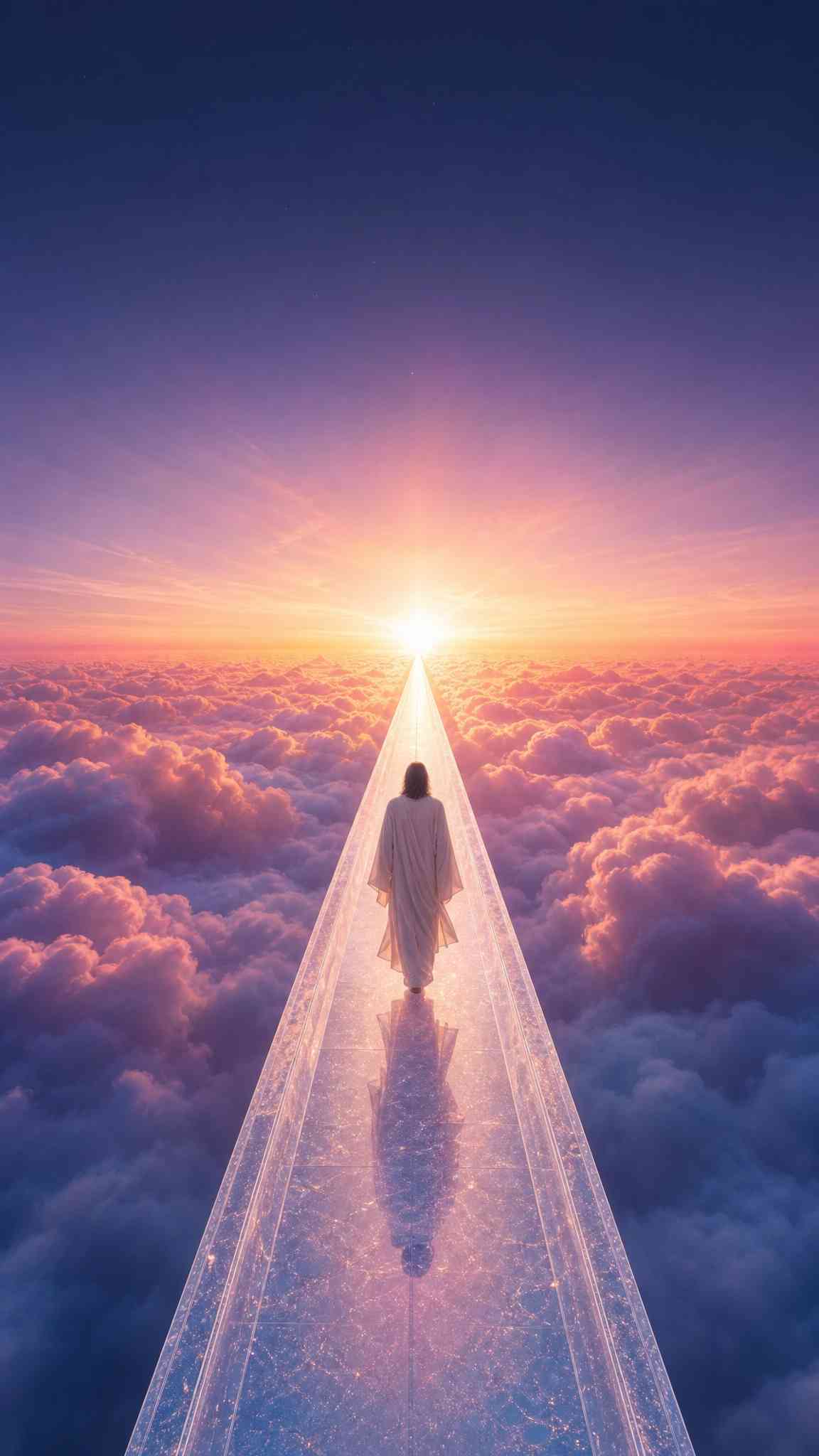 Jesus Spiritual Journey - 4K Phone Background