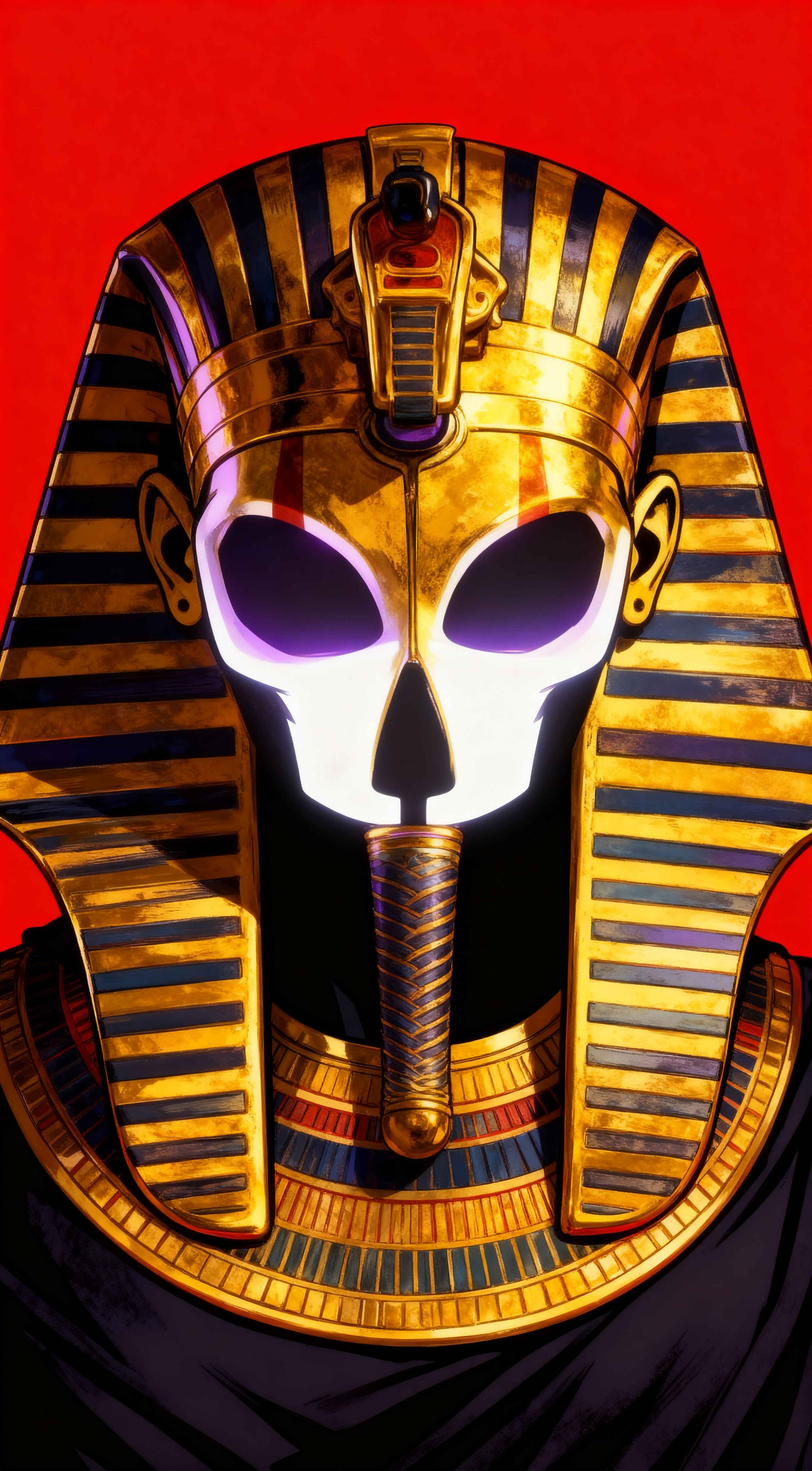 Pharao Totenkopf - 4K Hintergrundbild