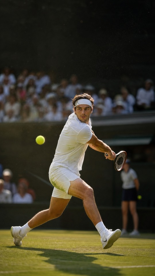 Taylor Fritz Wimbledon Action - 4K Handy Hintergrund