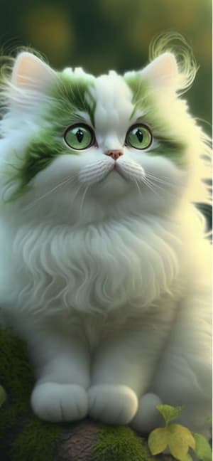 Gato del Bosque Esponjoso - 4K Fondos de Pantalla