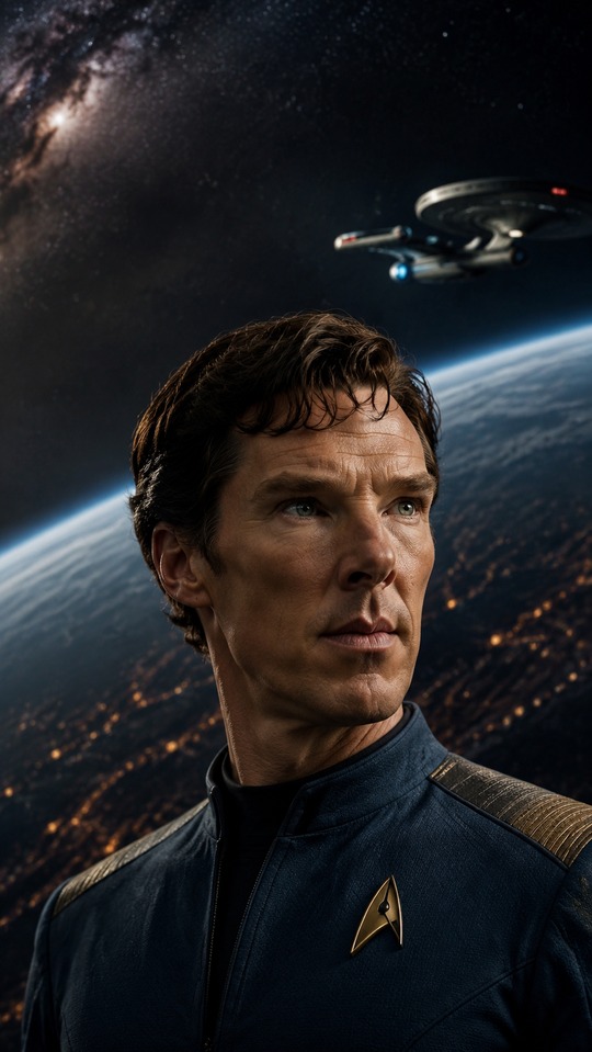 Benedict Cumberbatch Cinematic Star Trek - 4K Background