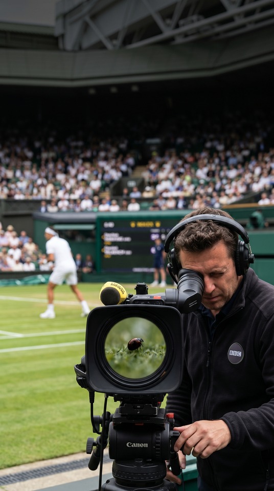 BBC Tennis Wimbledon Bug - 4K Phone Background