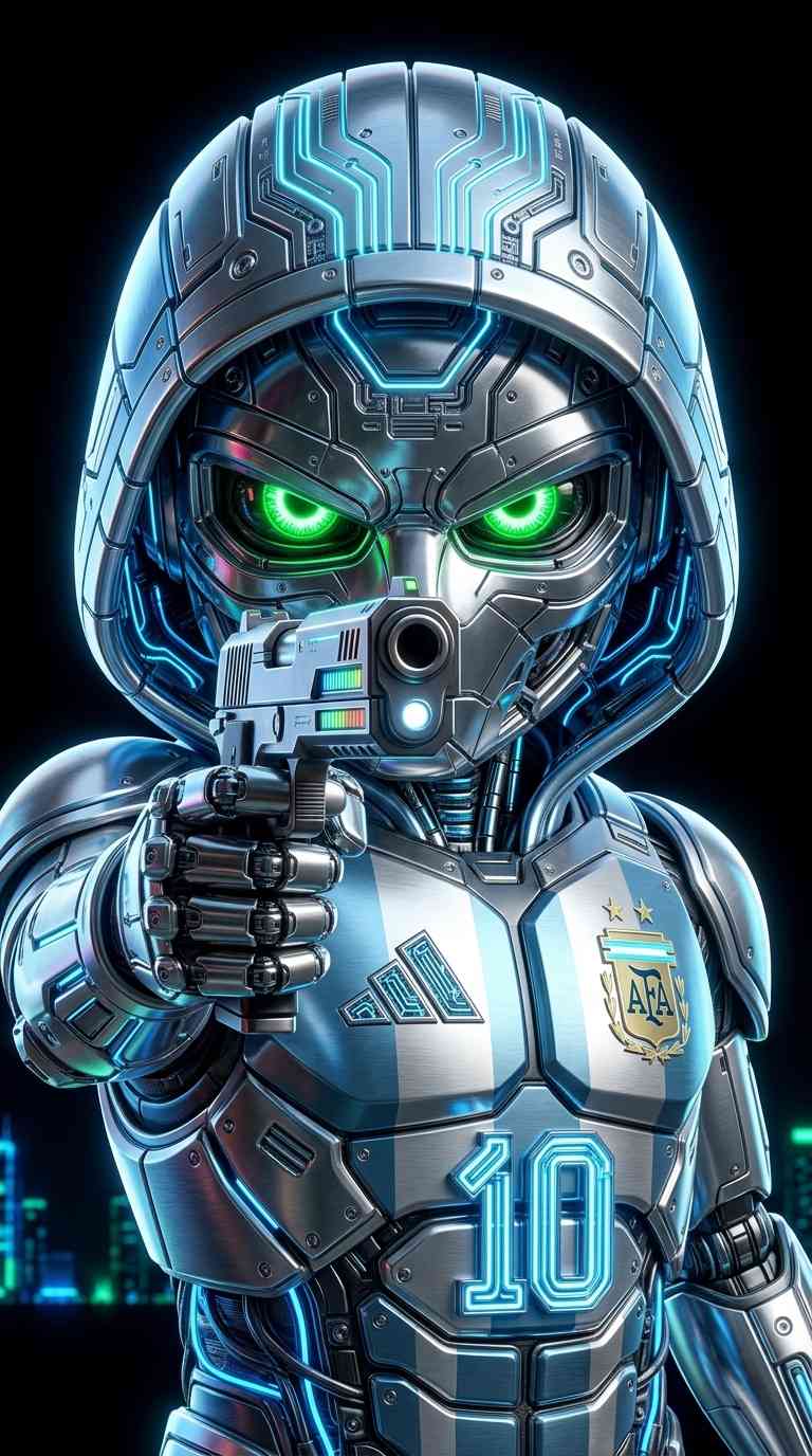 Argentina Cyborg #10 - Fondo para Celular 4K