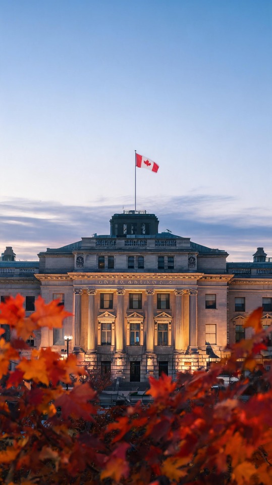 Bank of Canada Rate Decision - Ottawa Autumn 4K Wallpaper