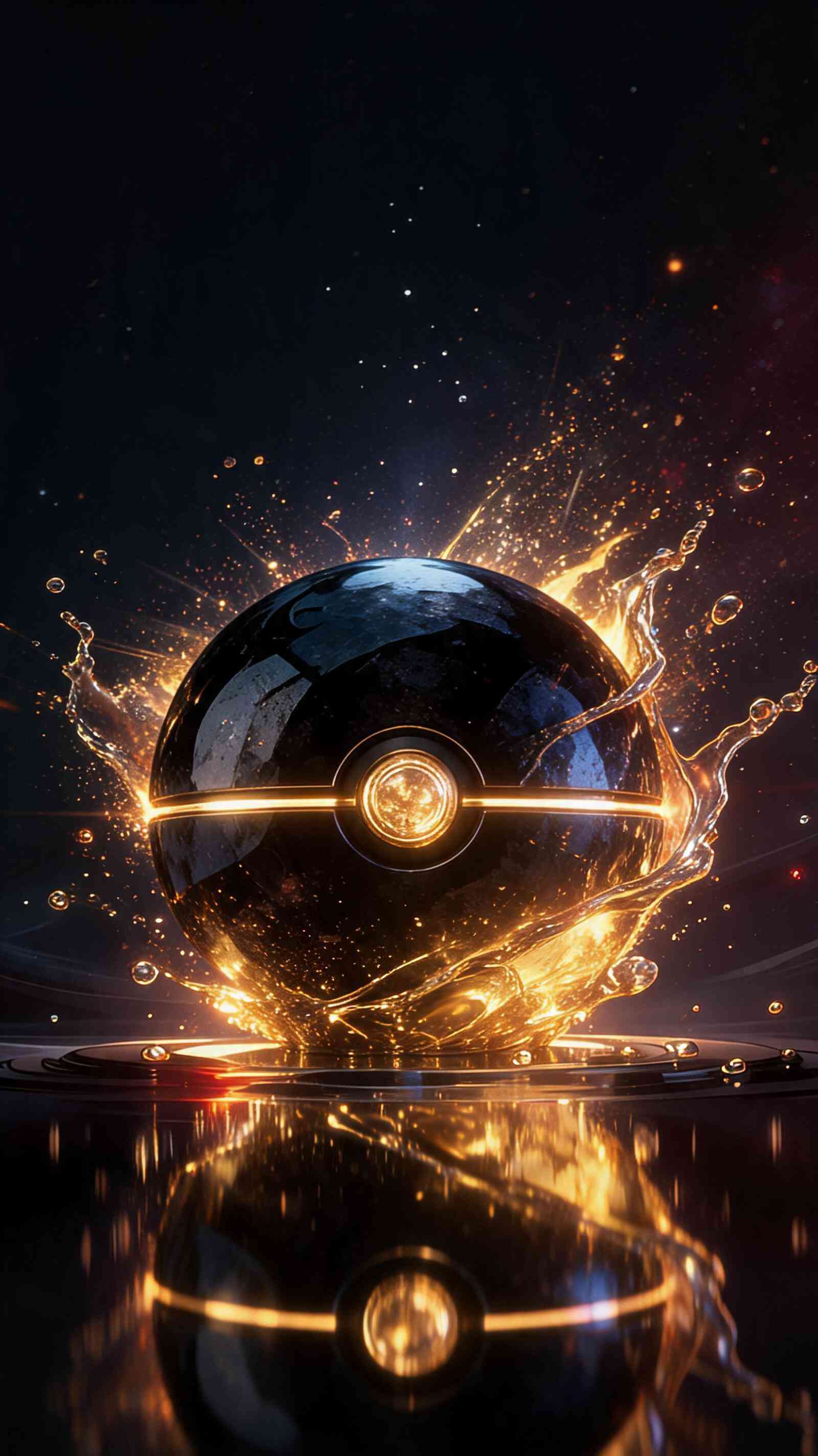 Luxury Poke Ball Cinematic - 4K Wallpaper