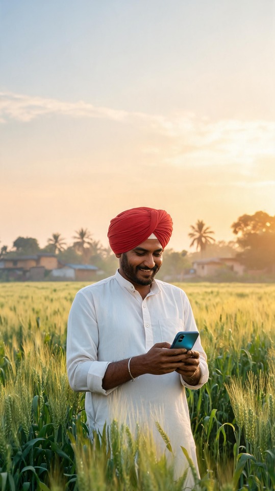 Indian Kisan (Farmer) Cinematic - 4K Wallpapers