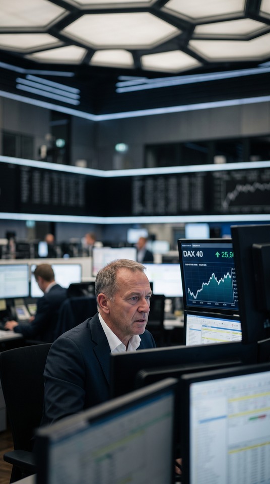Trader Profesional DAX 40 - Fondos de Pantalla de Bolsa 4K