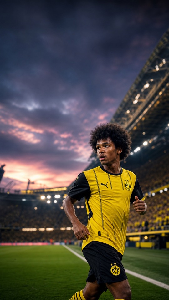 Karim Adeyemi Borussia Dortmund - 4K Mobile Wallpaper