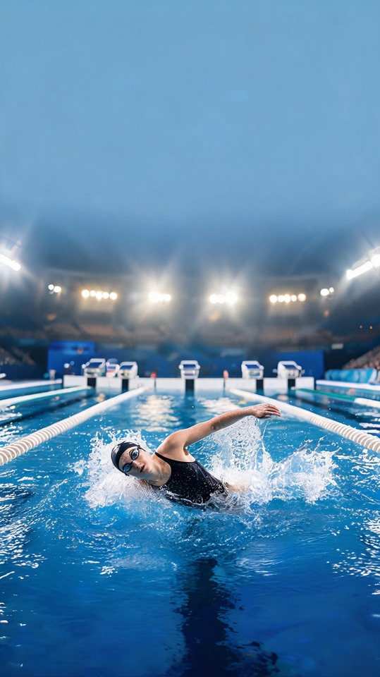 Swimming Athlete Action - 4K Backgrounds & Wallpapers