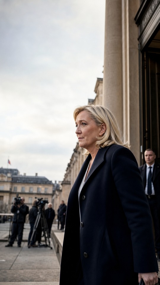 Marine Le Pen Profile - 4K Phone Wallpaper & Background