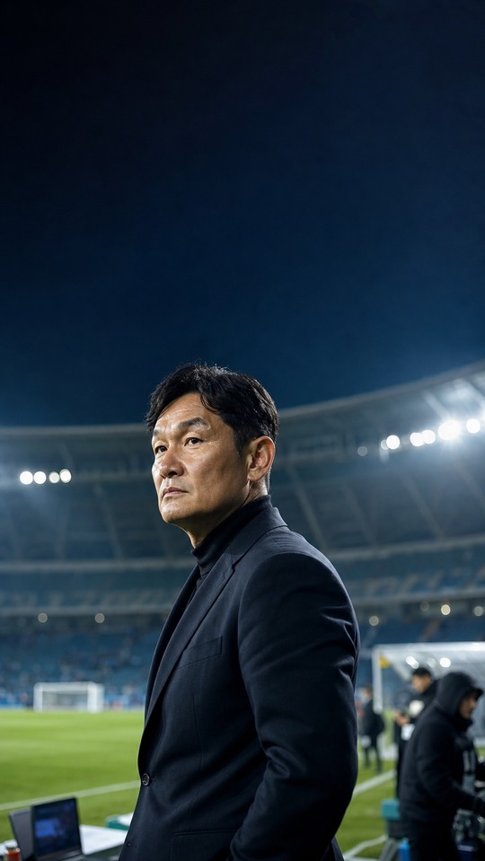 Choi Yong-soo Realistic Football Portrait - 4K Wallpaper