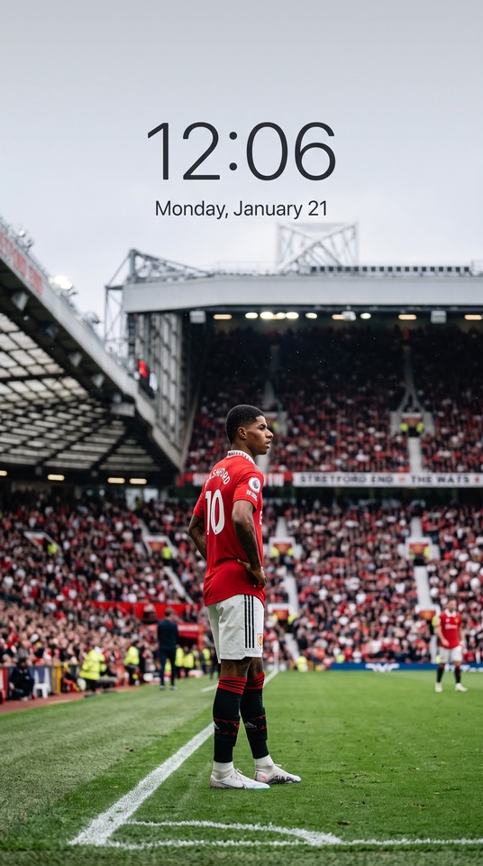 Marcus Rashford Manchester United - 4K Handy Wallpaper