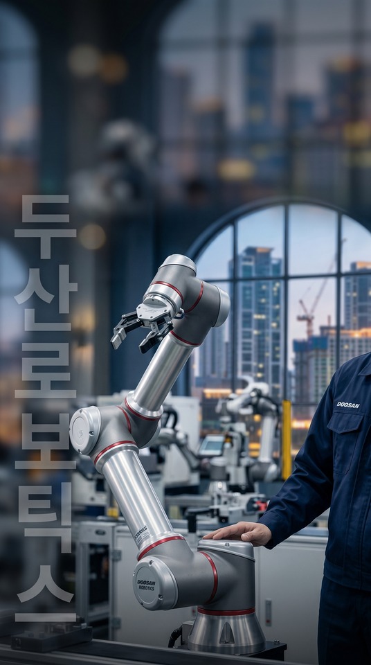 Doosan Robotics Industrial Automation - 4K Wallpaper