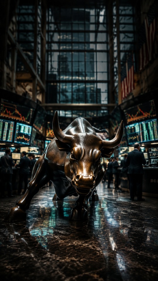 S&P 500 Market Bull - Cinematic 4K Wallpaper
