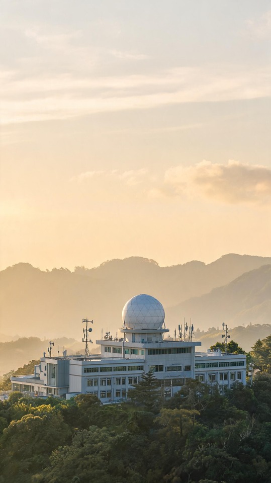 Central Weather Administration Radar Station - 4K Wallpapers