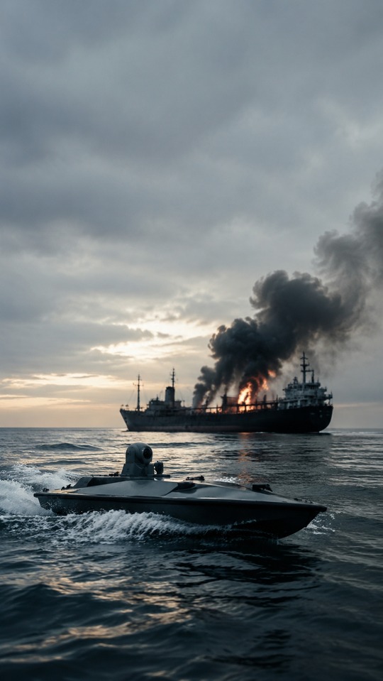Sea of Azov Cinematic Naval Action - 4K Wallpapers