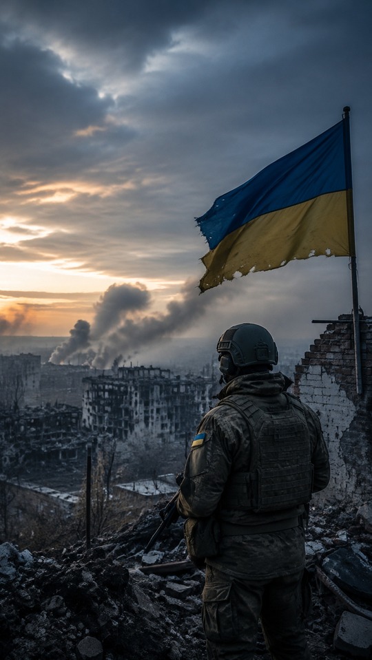 Ukraine Soldier Cinematic Realism - 4K Wallpaper