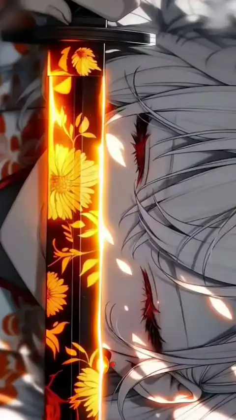 Fille Anime Katana - Arrière-plan Dynamique