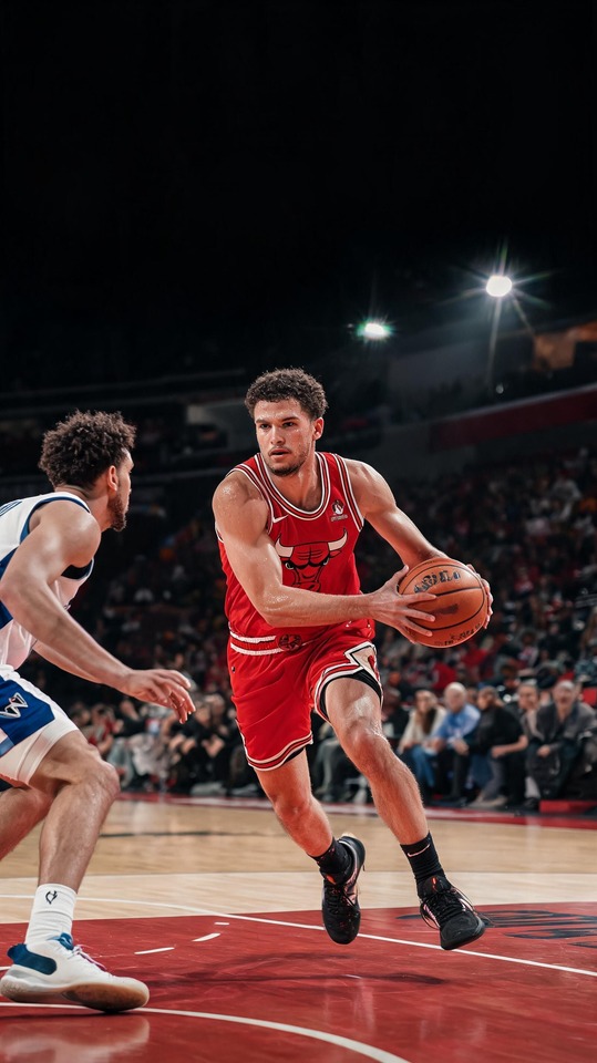 NBA Summer League: Caleb Wilson Bulls - 4K Wallpaper
