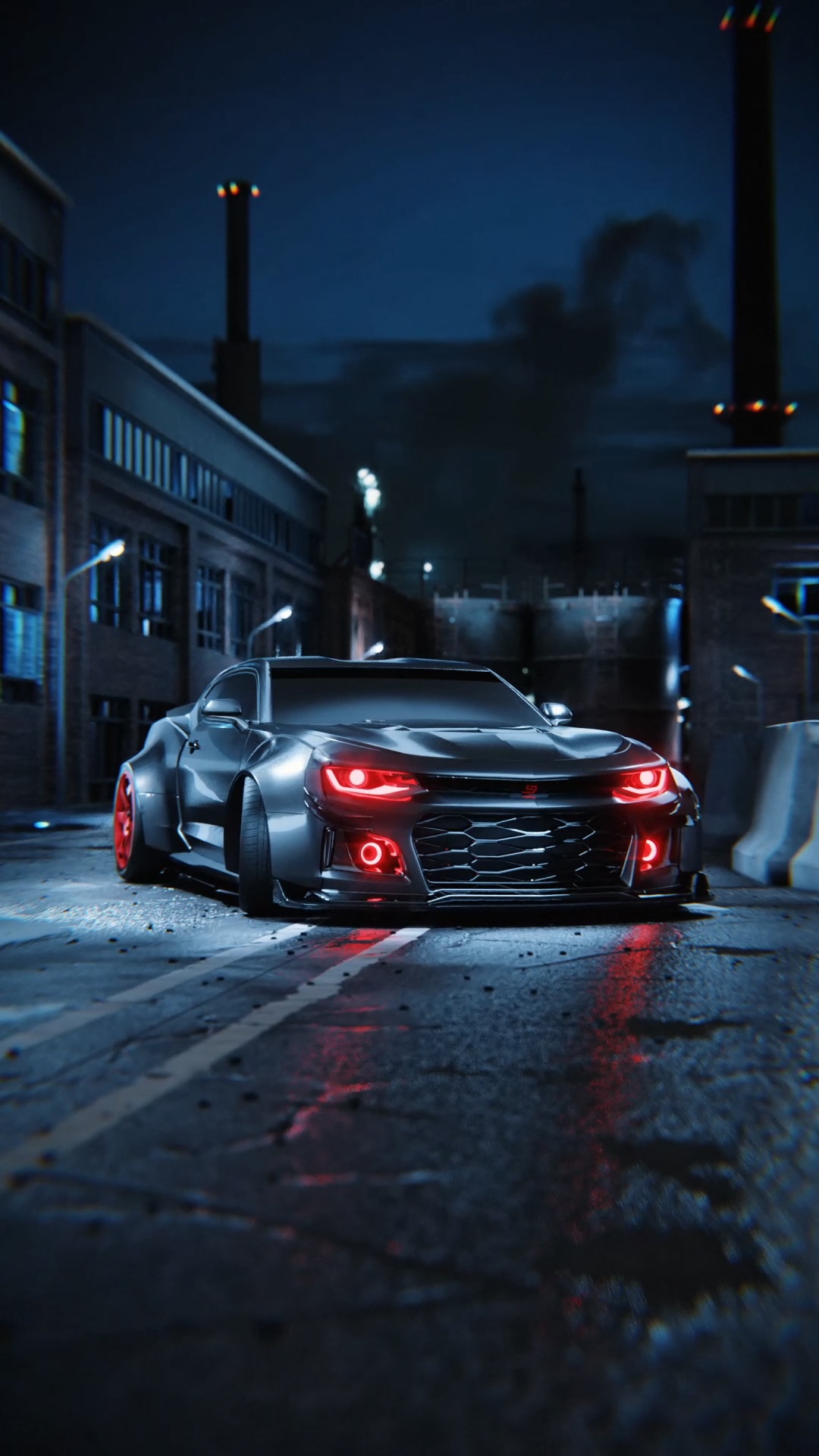 Industrielles Muscle Car - Live Hintergrund