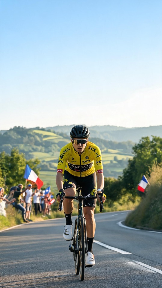 Tadej Pogačar Tour de France - 4K Mobile Background